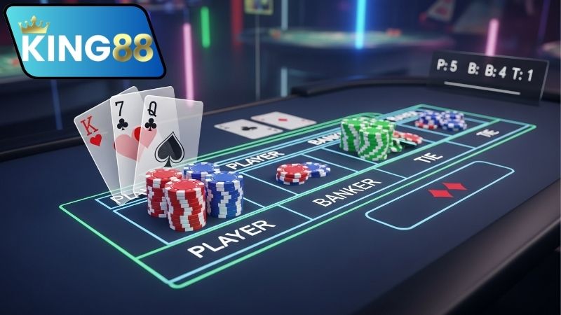 Quy trình cách chơi bài Baccarat online