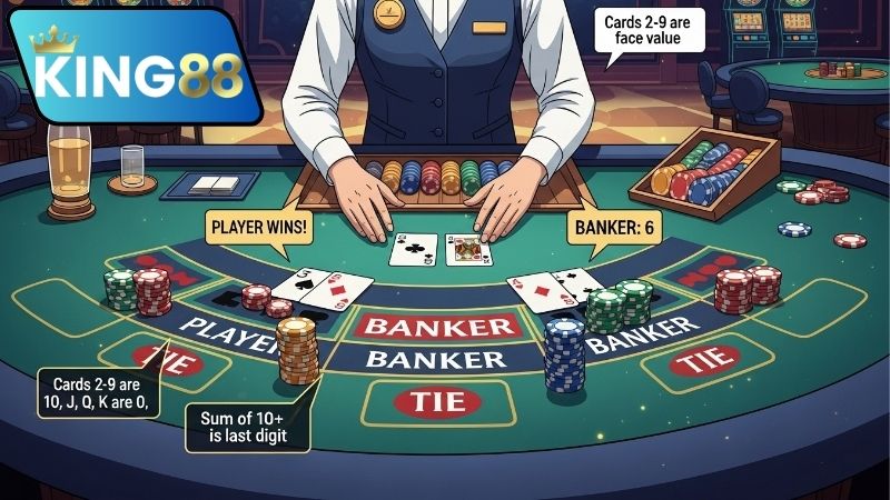 Phân biệt Banker, Player & Tie