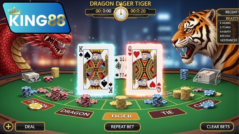 Hướng dẫn chơi Rồng Hổ online hiệu quả